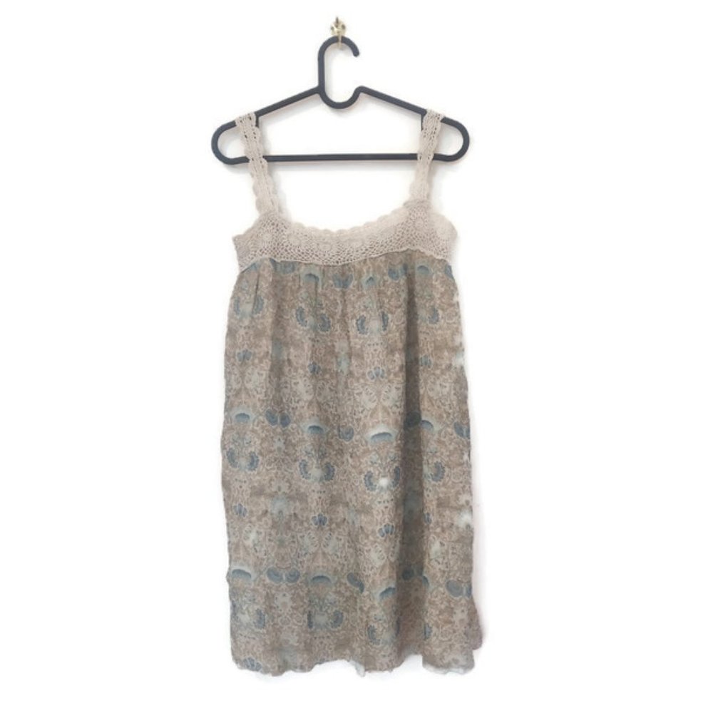 100% Silk Anthropologie Maeve Floral Dress